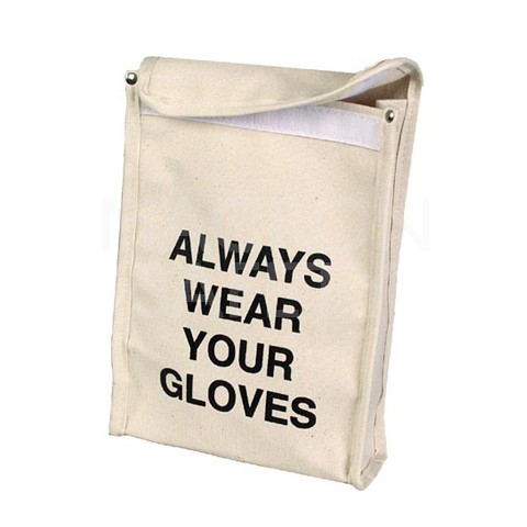 canvas glove bag